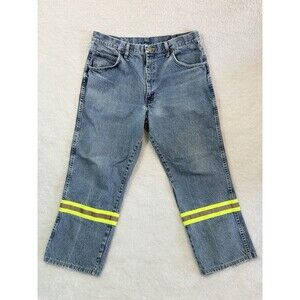 Bulwark FR Fire Resistant Denim Jeans W/ Reflective Stripes 34x30 Workwear